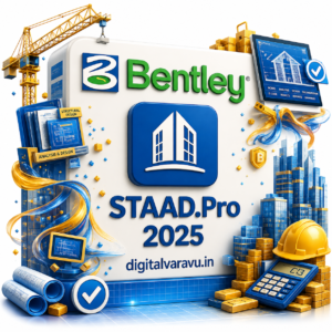 Bentley STAAD Pro 2025 / V8i SS6 / CONNECT Edition Lifetime Full Version For Windows