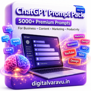 🔥10,000+ ChatGPT Prompts (SEO, Marketing, Youtube, FB, Many More...)
